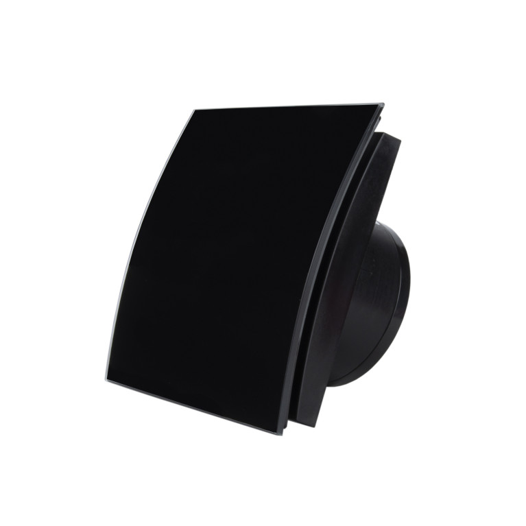 Designer fan MMP 100, 169 m³ / h, glass, gloss black