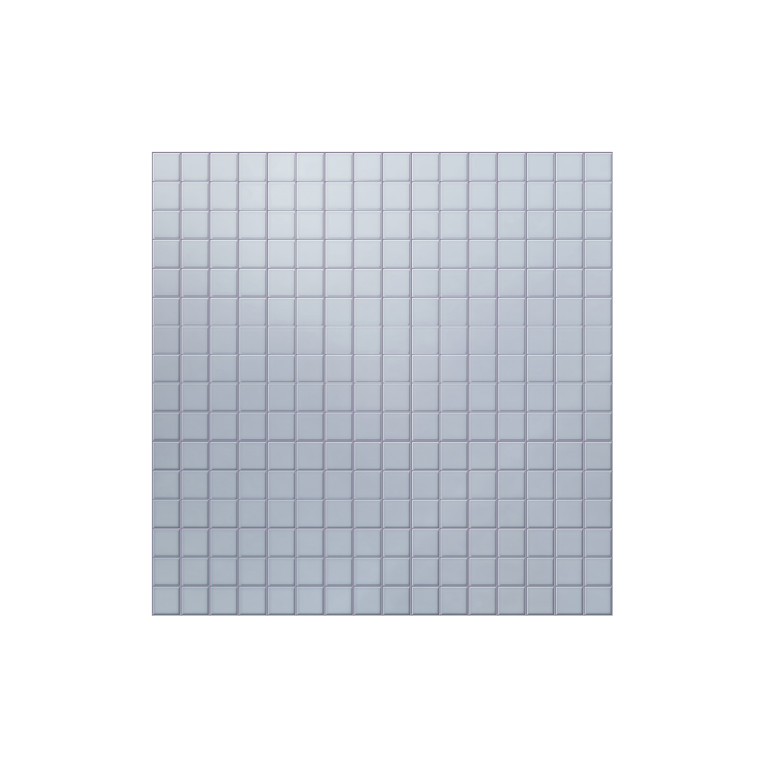 Low-voltage ultra-thin fan MMP LV 100, 90 m³/h, 12V, glass, chrome mosaic